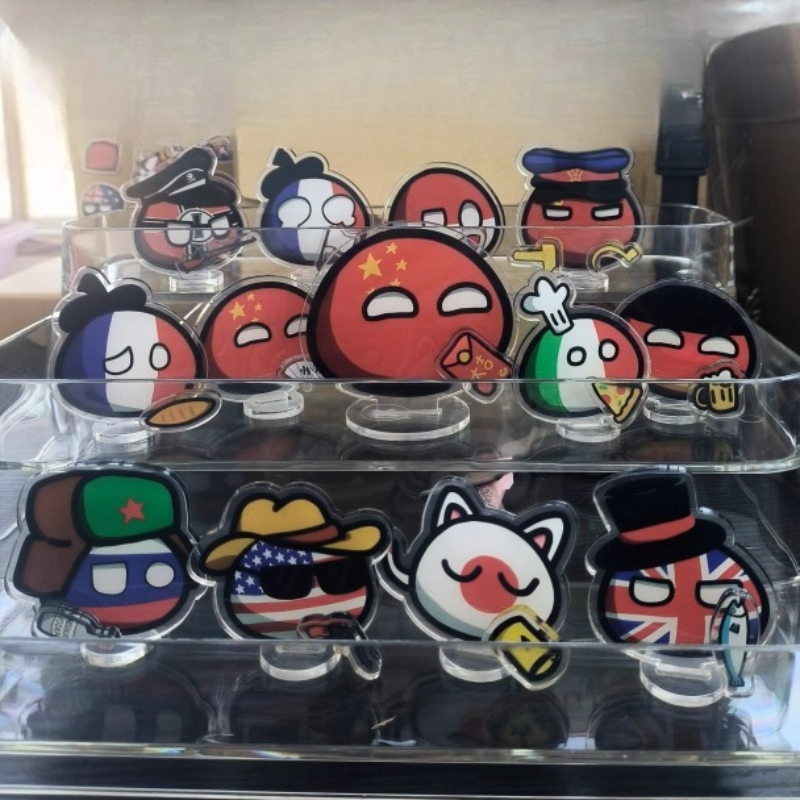 Table Tennis France - 23 Styles Countryballs Acrylic Stand Doll
