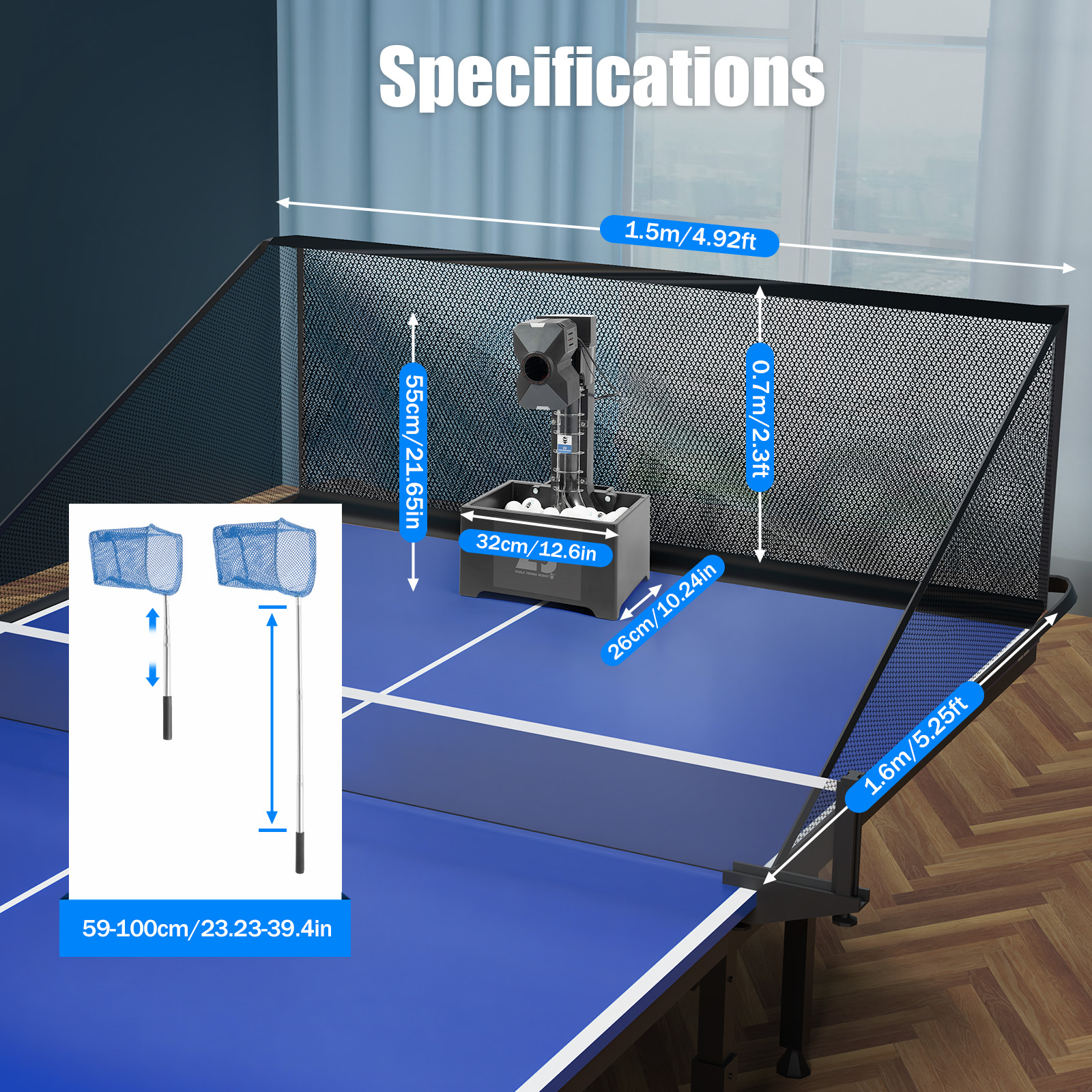 Table Tennis Robot with Net&10 - Table Tennis Game Pc のレビューと価格
