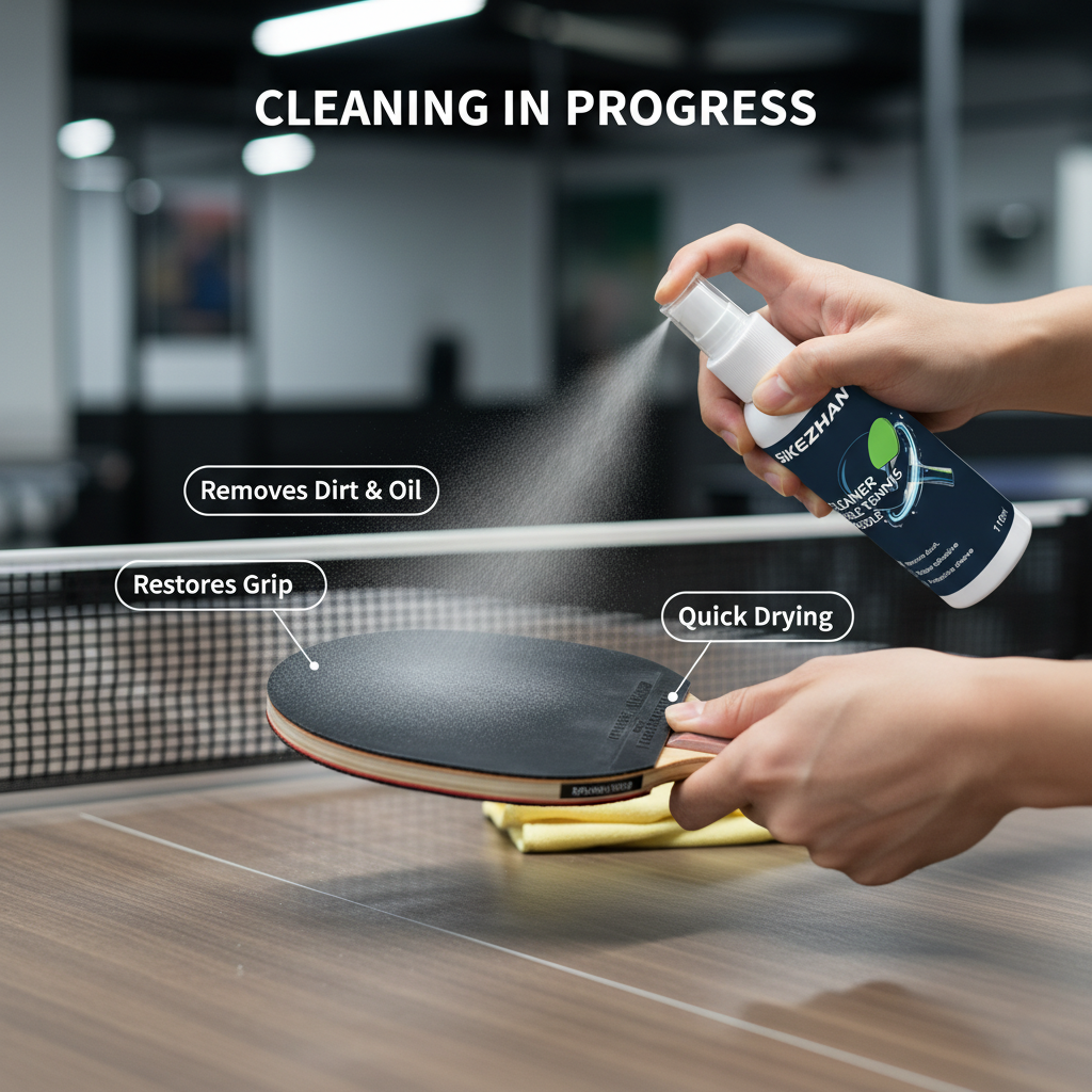Ping Pong Paddle Cleaner Spray - Table Tennis Spin のレビューと価格