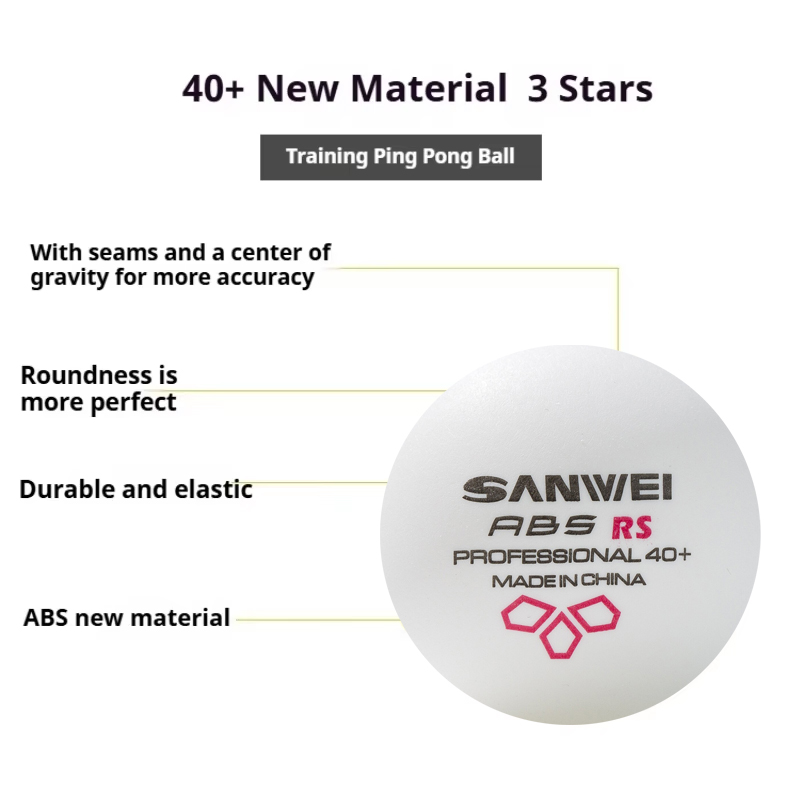 SANWEI RS40+ 3 Star Table Tenn - Table Tennis Game Pc のレビューと価格