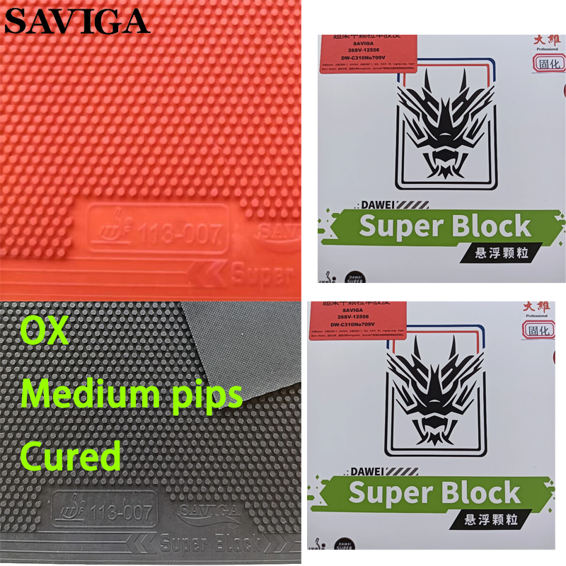 SAVIGA OX Long Pips Single Pin - Table Tennis Spin のレビューと価格