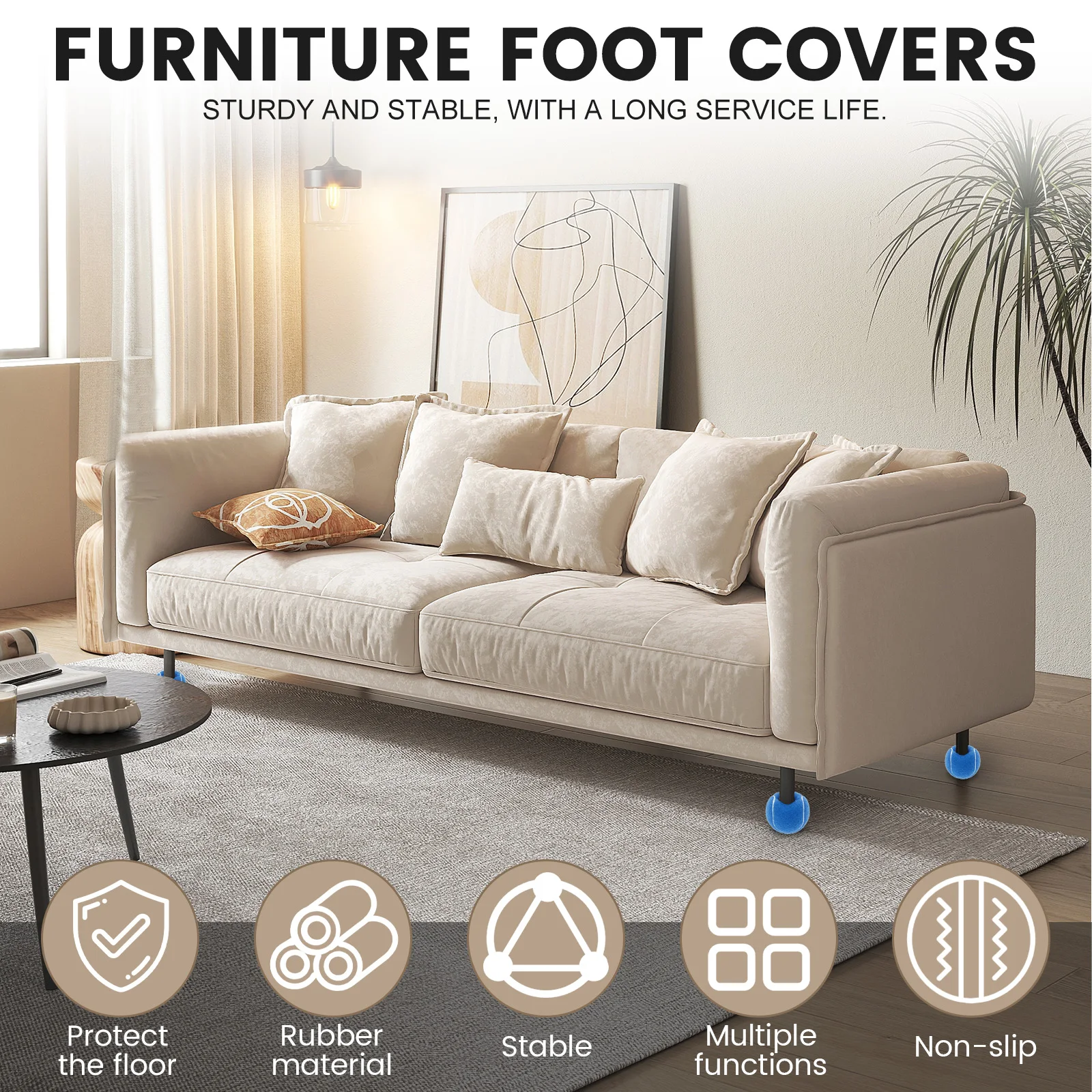 10Pcs Table Chair Foot Covers  - Table Tennis Footwork のレビューと価格