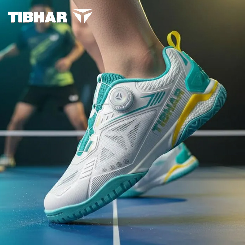 TIBHAR Table Tennis Shoes Men  - Table Tennis News のレビューと価格