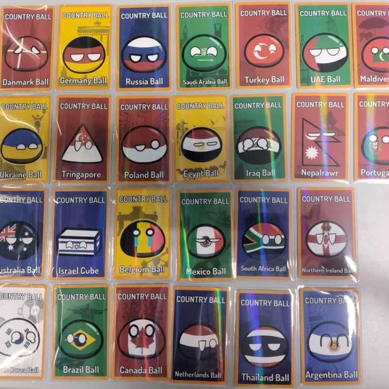 5pcs Countryballs Card Doll UK - Table Tennis France のレビューと価格