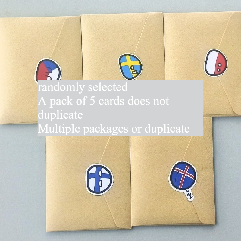 5pcs Countryballs Card Doll UK - Table Tennis France のレビューと価格