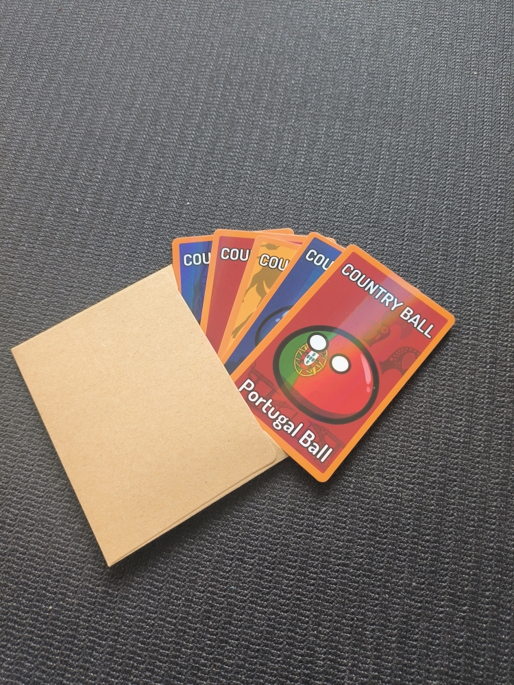 5pcs Countryballs Card Doll UK - Table Tennis France のレビューと価格