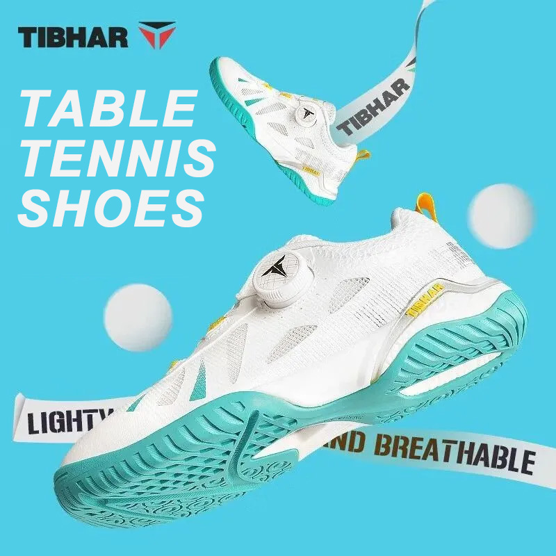 TIBHAR Table Tennis Shoes Men  - Table Tennis News のレビューと価格